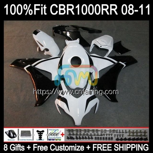 Injection OEM For HONDA CBR1000 CBR 1000RR 1000CC 1000 RR CC Body CBR1000RR White black 08 09 10 11 CBR1000-RR 2008 2009 2010 2011 Fairings 121HM.82