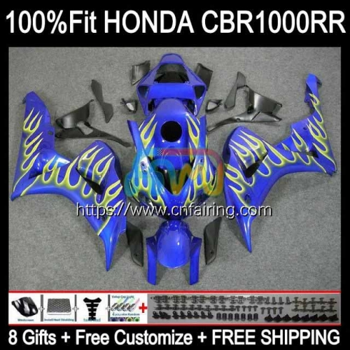 OEM Injection For HONDA CBR 1000RR 1000CC 1000 RR CC Body Blue Yellow CBR1000-RR 06-07 CBR1000RR 06 07 CBR1000 CBR-1000 RR 2006 2007 Fairing 120HM.19