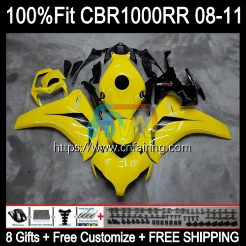 Injection OEM For HONDA CBR1000 CBR 1000RR 1000CC 1000 RR CC Body CBR1000RR 08 09 10 11 CBR1000-RR Stock Yellow 2008 2009 2010 2011 Fairings 121HM.98