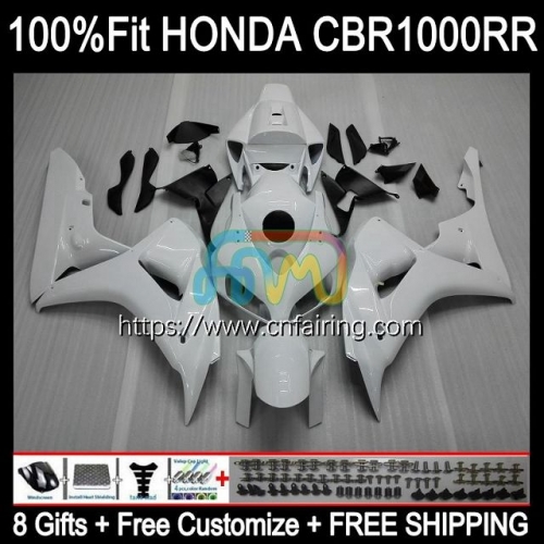 Injection Kit For HONDA CBR 1000RR 1000CC 1000 RR CC White black 2006 2007 CBR1000-RR CBR1000 06-07 CBR-1000 RR CBR1000RR 06 07 OEM Fairing 120HM.125