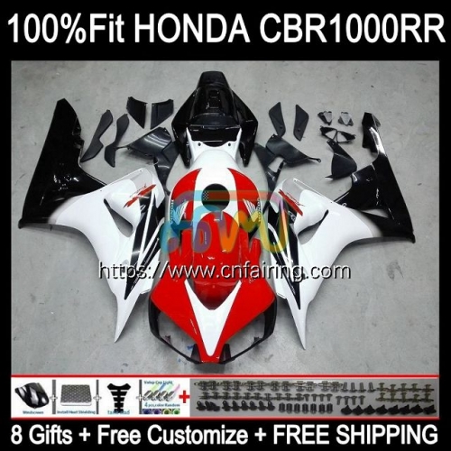 Injection Kit For HONDA CBR 1000RR 1000CC 1000 Red blk hot RR CC 2006 2007 CBR1000-RR CBR1000 06-07 CBR-1000 RR CBR1000RR 06 07 OEM Fairing 120HM.129