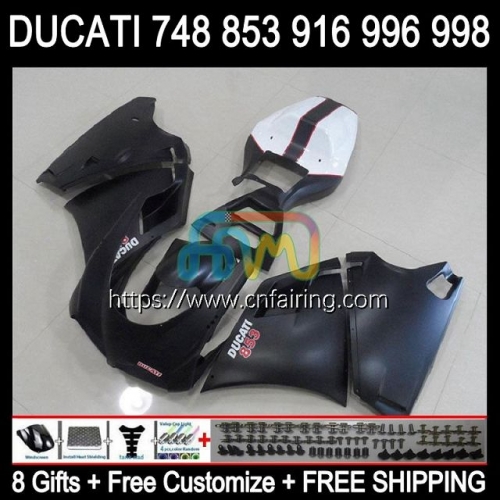 Injection For DUCATI 748 853 916 996 998 S R 748S 853S 916S 996S 998S Matte Black 94 99 00 01 02 916R 998R 1994 1999 2000 2001 2002 Fairing 126HM.1