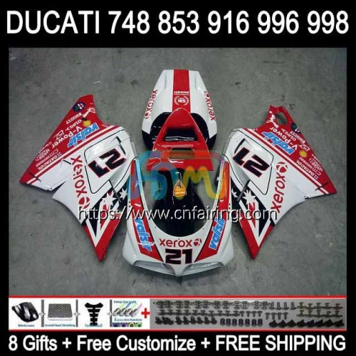 Injection For DUCATI 748S 853S 916S 996S 998S 748 853 916 996 998 S R 94 95 96 97 98 748R 996R 1994 1995 1996 1997 1998 Fairing Factory Red 124HM.51