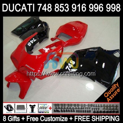 Injection For DUCATI 916R 998R 748S 853S 916S 996S 998S 1994 1999 2000 2001 2002 748 Red black new 853 916 996 998 S R 94 99 00 01 02 Fairing 126HM.77