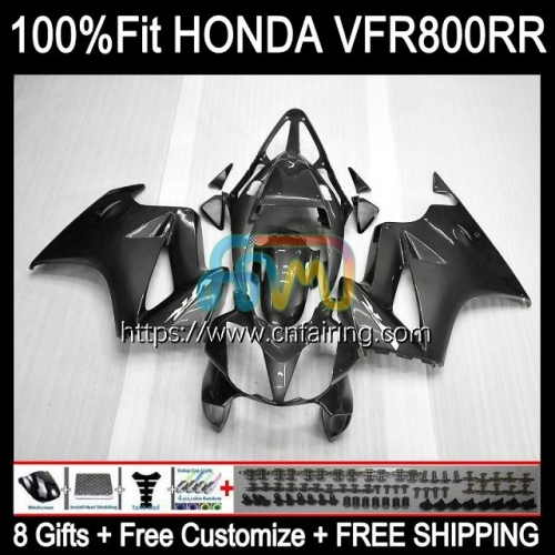 Injection For HONDA VFR800 Interceptor VFR800RR 2002 2003 2004 2005 2006 2007 VFR800R Glossy Grey VFR 800RR 800 R RR 03 04 05 06 07 Fairing 129HM.65