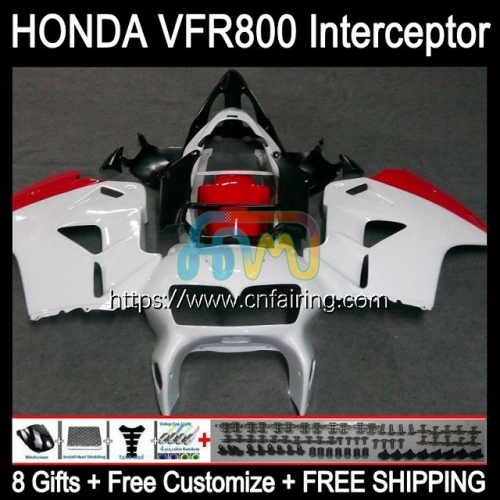 Body Kit For HONDA VFR800RR Interceptor VFR800R VFR800 VFR-800 Red blk hot VFR 800RR 800 RR 98 99 00 01 VFR-800R 1998 1999 2000 2001 Fairing 128HM.34