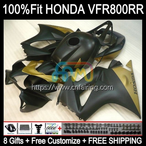 Injection For HONDA VFR800 Interceptor VFR800RR 2002 2003 2004 2005 2006 2007 VFR800R VFR 800RR 800 R RR 03 04 05 06 07 Matte Black Fairing 129HM.50