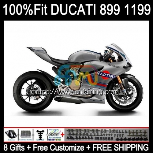 Injection Body For DUCATI 1199 Panigale 899R 1199R 899S 899 1199 S R 12 13 14 15 16 1199S Silvery Grey 2012 2013 2014 2015 2016 OEM Fairings 127HM.22