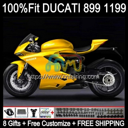 Injection Body For DUCATI 1199 Panigale 899R 1199R 899S 899 1199 S R 12 13 14 15 16 1199S 2012 2013 2014 2015 2016 Glossy Golden OEM Fairings 127HM.8