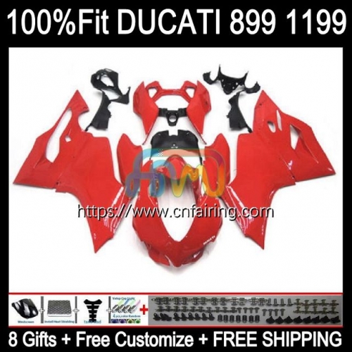 Injection Body For DUCATI 1199 Panigale 899R 1199R 899S 899 1199 S R 12 13 14 15 16 1199S 2012 2013 2014 2015 2016 OEM Matte red Fairings 127HM.25