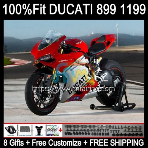 Injection Body For DUCATI 1199 Panigale 899R 1199R 899S 899 1199 S R 12 13 14 15 16 1199S 2012 2013 2014 2015 2016 OEM Fairings Factory Red 127HM.23