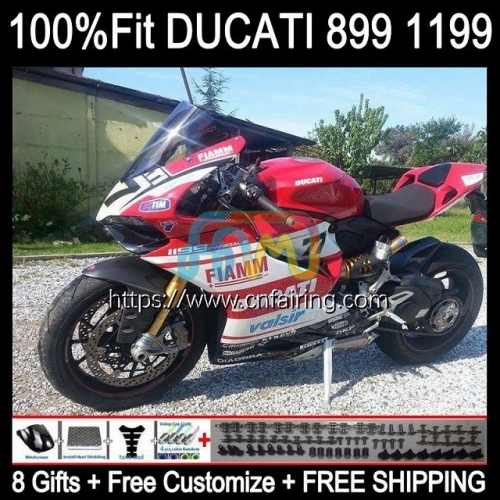 Injection Body For DUCATI 1199 Panigale 899R 1199R 899S 899 1199 S R 12 13 14 15 16 1199S 2012 2013 2014 2015 2016 OEM Fairings Factory Red 127HM.33