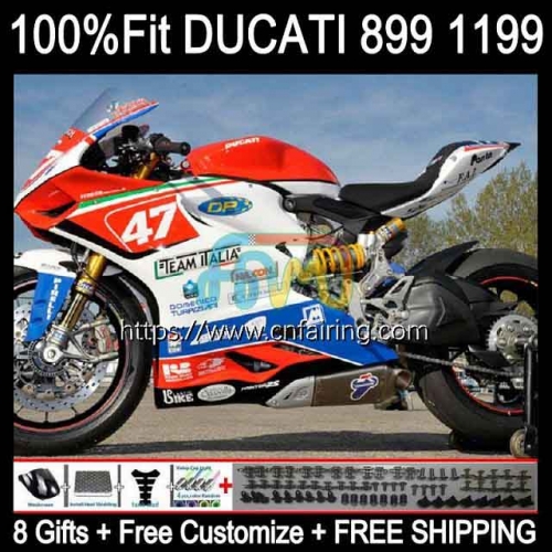 Injection Body For DUCATI 1199 Panigale 899R 1199R 899S 899 1199 White red new S R 12 13 14 15 16 1199S 2012 2013 2014 2015 2016 OEM Fairings 127HM.19