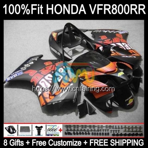 Injection For HONDA VFR 800RR 800 VFR800 R RR 2008 2009 2010 2011 2012 Interceptor Flat Repsol VFR800RR VFR800R 02 08 09 10 11 12 Fairings 130HM.58