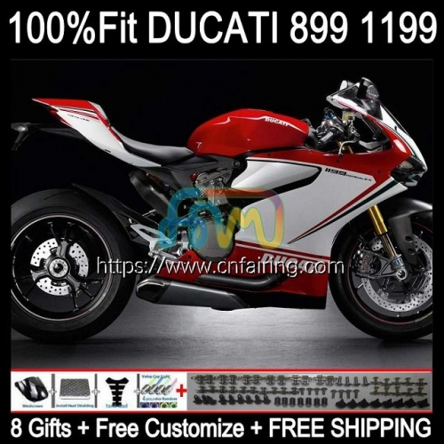 Injection Body For DUCATI 1199 Panigale 899R 1199R 899S 899 1199 S R 12 13 14 15 16 1199S 2012 2013 2014 2015 2016 OEM Fairings Factory Red 127HM.14