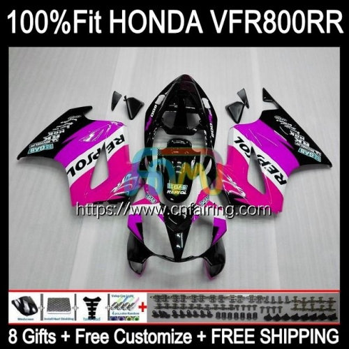 Injection For HONDA VFR 800RR 800 VFR800 R RR 2008 2009 2010 2011 2012 Interceptor VFR800RR VFR800R Pink Repsol 02 08 09 10 11 12 Fairings 130HM.70