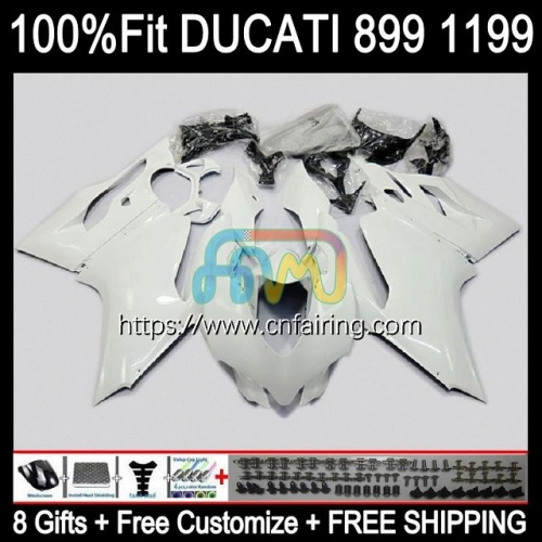 Injection Bodys For DUCATI 899 1199 S R Panigale 899R 1199R Pearl white 2012 2013 2014 2015 2016 1199S 899 899S 12 13 14 15 16 OEM Fairings 127HM.77