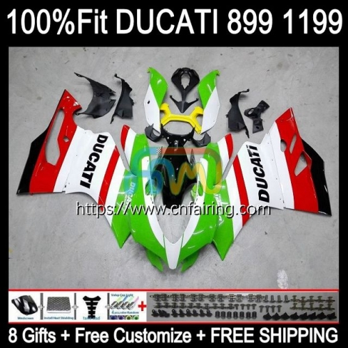 Injection Bodys For DUCATI 899 1199 S R Panigale 899R 1199R 2012 2013 2014 2015 2016 1199S 899 899S 12 13 14 15 16 OEM Red green Fairings 127HM.73