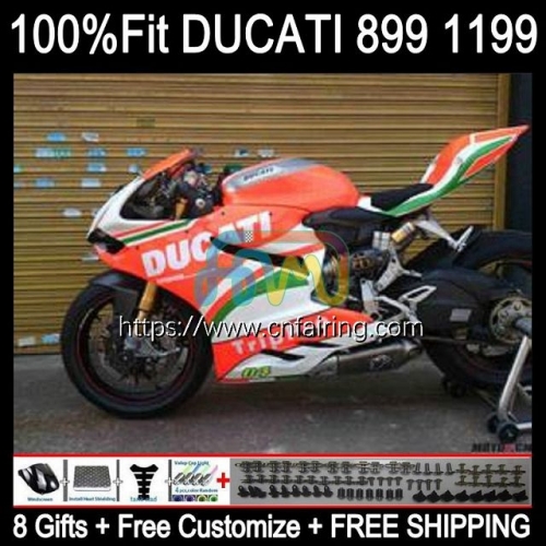 Injection Bodys For DUCATI 899 1199 S R Panigale 899R 1199R 2012 2013 2014 2015 2016 Orange green 1199S 899 899S 12 13 14 15 16 OEM Fairings 127HM.90