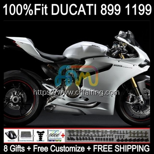 Injection Bodys For DUCATI 899 1199 S R Panigale 899R 1199R 2012 2013 2014 2015 2016 1199S 899 899S Pearl White 12 13 14 15 16 OEM Fairings 127HM.103