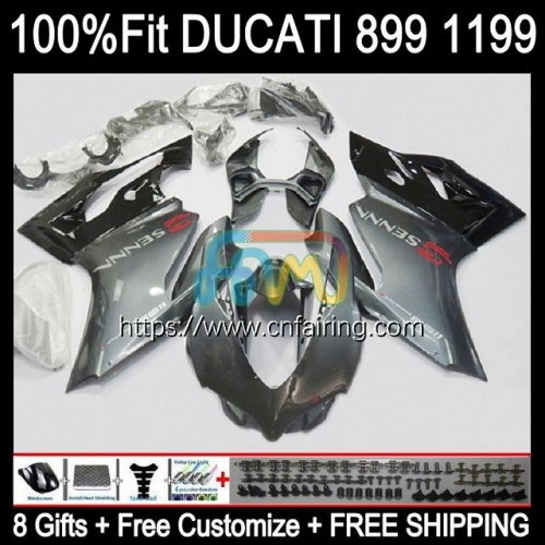 Injection Body For DUCATI 1199 Panigale 899R 1199R 899S 899 1199 S R 12 13 14 15 16 1199S Grey silver 2012 2013 2014 2015 2016 OEM Fairings 127HM.49