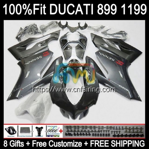 Injection Bodys For DUCATI 899 1199 S R Panigale 899R 1199R 2012 2013 2014 2015 Glossy Grey 2016 1199S 899 899S 12 13 14 15 16 OEM Fairings 127HM.62