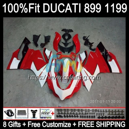 Injection Bodys For DUCATI 899 1199 S R Panigale 899R 1199R 2012 2013 2014 2015 2016 1199S 899 White red new 899S 12 13 14 15 16 OEM 127HM.84