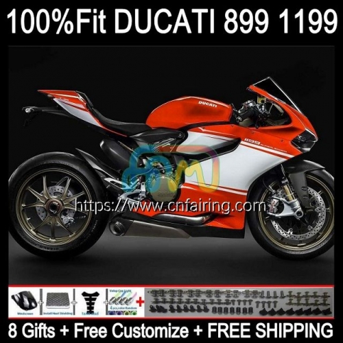 Injection Body For DUCATI 1199 Panigale 899R 1199R 899S 899 1199 S R 12 13 14 15 16 1199S 2012 2013 2014 2015 2016 Light Red OEM Fairings 127HM.44