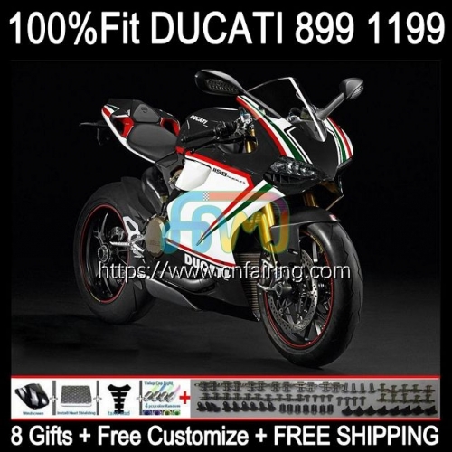 Injection Body For DUCATI 1199 Panigale 899R 1199R 899S 899 1199 S R 12 13 14 15 16 1199S 2012 2013 2014 2015 2016 OEM White black Fairings 127HM.52