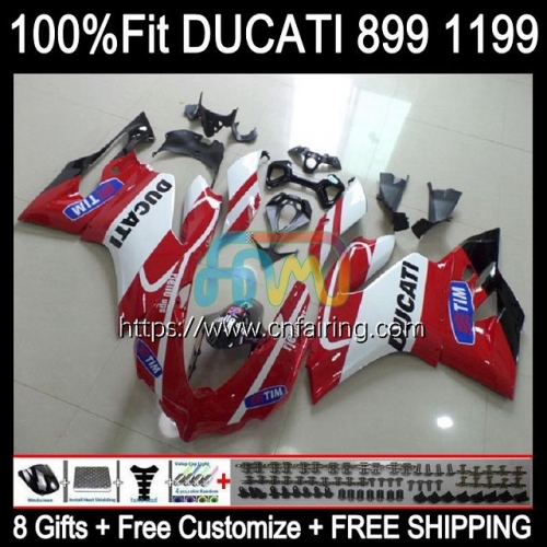 Injection Bodys For DUCATI 899 1199 S R Panigale 899R 1199R 2012 2013 2014 2015 2016 1199S 899 899S 12 13 14 15 16 White red OEM Fairings 127HM.66