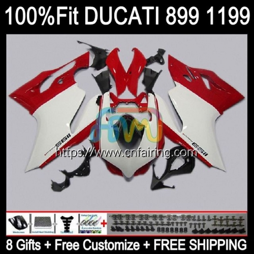 Injection Body For DUCATI 1199 Panigale 899R 1199R 899S 899 1199 White red new S R 12 13 14 15 16 1199S 2012 2013 2014 2015 2016 OEM Fairings 127HM.65
