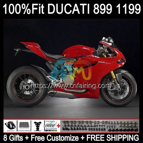 Injection Body For DUCATI 1199 Panigale 899R 1199R 899S 899 1199 S R 12 13 14 15 16 1199S 2012 2013 2014 2015 2016 OEM Fairings Factory Red 127HM.60