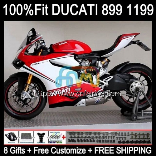 Injection Bodys For DUCATI 899 1199 S R Panigale 899R 1199R White red 2012 2013 2014 2015 2016 1199S 899 899S 12 13 14 15 16 OEM Fairings 127HM.89
