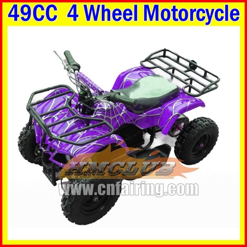 Kids Adult ATV UTV MOTO ATV Off-road Superbike Child Mini Motorcycle Gasoline MOTO Bikes 49CC 2-Stroke 4-Wheel Go Kart Frames Quad ATVS Amusement Rides For Birthday Holiday Festival Party Gifts ATVS UTVS Real Motorcycles