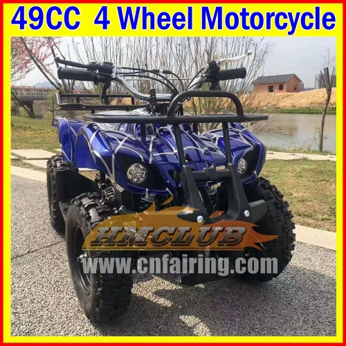 Kids Adult ATV UTV MOTO 50CC 2 Stroke Motorbike Cool Nice Fashionable Popular Fashion Four Wheel Racing MOTO Trail Bike ATV OFF Road Gasoline Motorcycle For Birthday Holiday Festival Party Gifts ATVS UTVS Real Motorcycles
