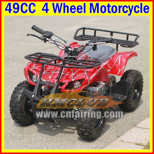 Kids Adult ATV UTV MOTO 49CC/50CC 2 Stroke Gasoline Motorcycle Kid Adult Go Kart Quad ATVS Amusement Rides 4 Wheel Beach Buggy Motorbike Birthday Gifts Real Motors For Birthday Holiday Festival Party Gifts ATVS UTVS Real Motorcycles﻿