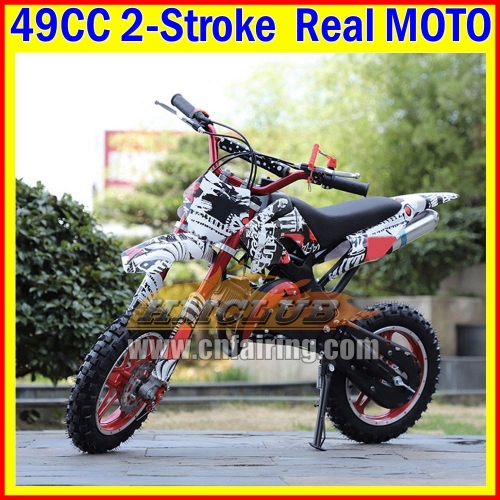 Kids Adult OFF Road Superbike Mud Pit Mini MOTO Dirt Bike Mini Motorcycle 2 Stroke 49/50CC ATV off-road Real Superbike Moto Bike Gasoline Power Racing Autocycle Small Motorbike For Birthday Holiday Festival Party Gifts Cross Bikes Real Motorcycles