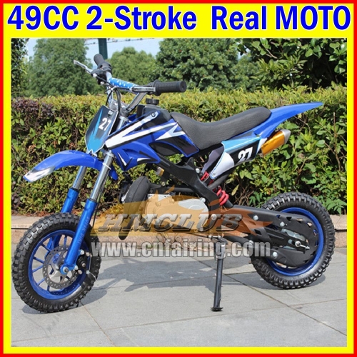 Kids Adult OFF Road Superbike Mud Pit Mini MOTO 49/50CC Dirt Bike Mini Motorbike Small Buggy 2 Stroke Mountain Gasoline Mud Pit Off-road Superbike Moto Child Racing Motorcycle For Birthday Holiday Festival Party Gifts Cross Bikes Real Motorcycles