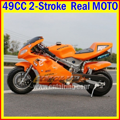Kids Adult Pocket Bikes Superbike Gas Mini MOTO 50CC Mini Motorcycle Small Buggy 2 Stroke Mountain Gasoline Pocket Bike OFF-road Superbike MOTO Bikes Boy Girl Racing Motorbikes For Birthday Holiday Festival Party Gifts Cross Bikes Real Motorcycles