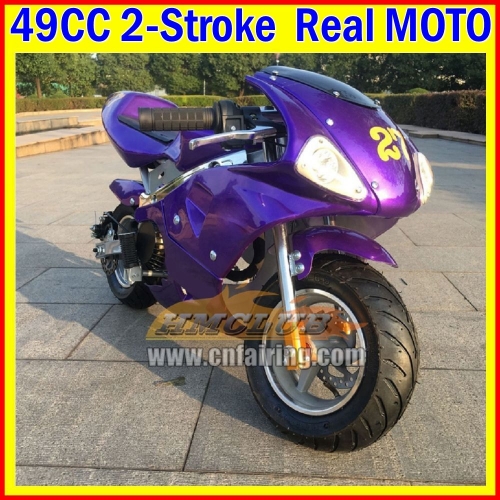 Kids Adult Pocket Bikes Superbike Gas Mini MOTO 49CC 2-Stroke Mini Motorcycle Small Buggy Pocket Bike Superbike Gasoline Adult Child Motorbike Mountain  OFF Road Vehicle MOTO For Birthday Holiday Festival Party Gifts Cross Bikes Real Motorcycles