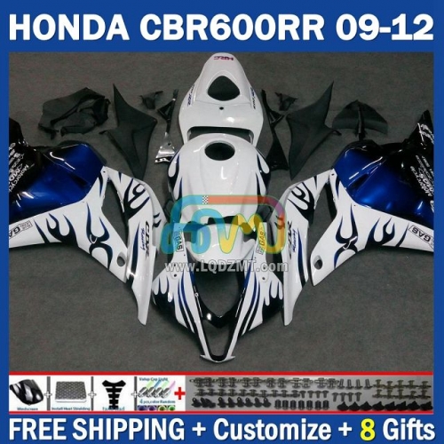 Graffiti Black White Injection Molding Full Body Kit 100% Fit For HONDA CBR600RR CBR 600RR 600CC 09-12 CBR600 CC 09 10 11 12 228No.78 CBR 600 RR F5 2009 2010 2011 2012 Years Frame Bodywork Free Customization OEM Motorcycle Fairing Kit With Free Shipping