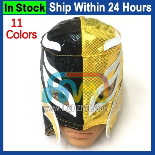 Free Customization Custom Adult Kid Full Head Headgear Pullover Role Play Masks For Mick Foley Rey Mysterio Lucha Libre Cosplay Party Halloween Wrestling Mask Men Women Costume Masks High Quality Mask By Air Free shipping