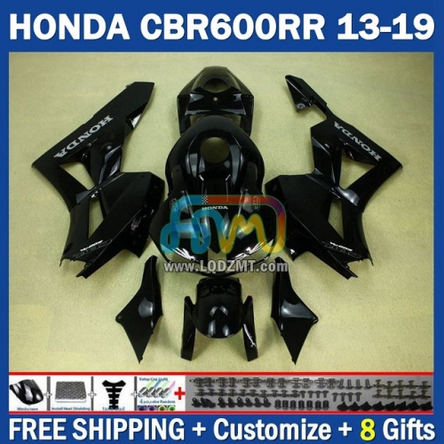 Gloss Matte Black Injection Molding Full Body Kit For HONDA CBR600 CBR 600 RR CC F5 600CC 600RR 13 14 15 16 17 18 19 229No.73 CBR600RR 2013 2014 2015 2016 2017 2018 2019 Frame Bodywork Free Customization OEM Motorcycle Fairing Kit With Free Shipping