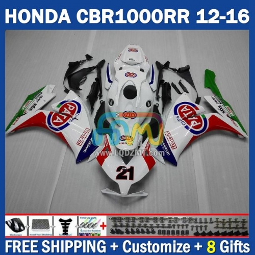 Gloss White Red Injection Molding Full Body Kit 100%Fit For HONDA CBR 1000RR 1000CC 12-16 CBR1000 1000 RR CC 12 13 14 15 16 233No.9 CBR1000RR 2012 2013 2014 2015 2016 Years Frame Bodywork Free Customization OEM Motorcycle Fairing Kit With Free Shipping