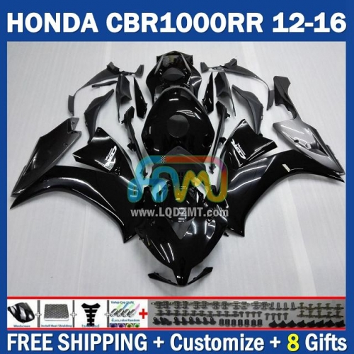 Gloss Black Grey Injection Molding Full Body Kit 100%Fit For HONDA CBR 1000RR 1000CC 12-16 CBR1000 1000 RR CC 12 13 14 15 16 233No.7 CBR1000RR 2012 2013 2014 2015 2016 Years Frame Bodywork Free Customization OEM Motorcycle Fairing Kit With Free Shipping