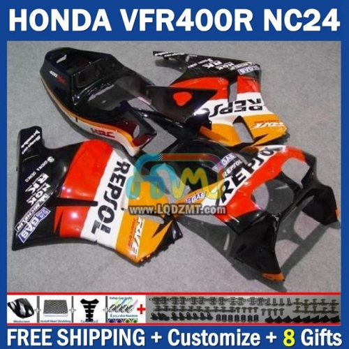 Red White Green ABS Full Body Kit For HONDA NSR 250R NSR250R 1988-1989 NS250 NSR 250 R 250CC MC16 MC18 88-89 238No.69 PGM2 NSR250RR 88 89 NSR250 RR 1988 1989 Years Frame Bodywork Free Customization OEM Motorcycle Fairing Kit With Free Shipping