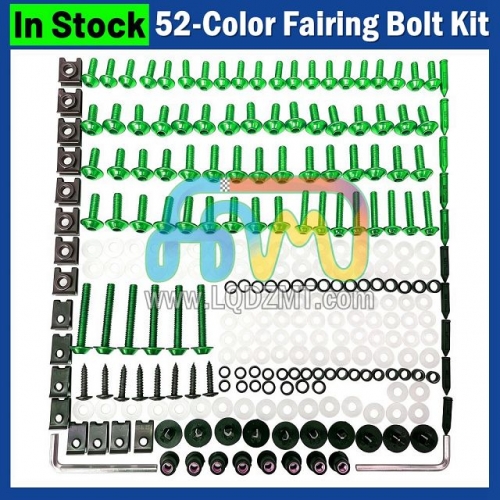 Motorcycle Fairing Mounting Bolt Set for BMW S1000XR K49 S 1000 S1000 XR 15 16 17 18 19 2015 2016 2017 2018 2019 Bodywork Screw Nut Kit, CNC Aluminum / Stainless Steel Hardware, Body Cowling Complete Install Hardware Bolts, and Windshield Screws & Nuts