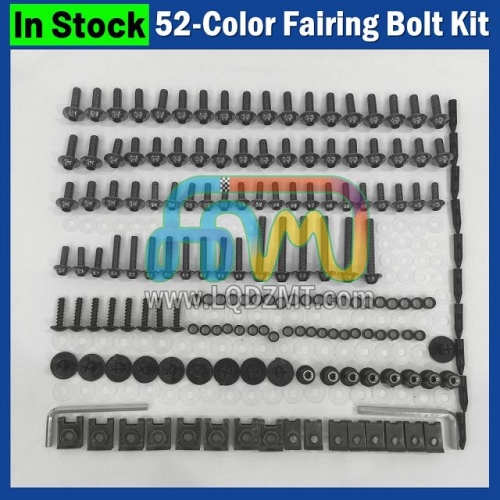Motorcycle Fairing Mounting Bolt Set for DUCATI Panigale V4 S R SP V4S V4R V4SP Sport 1103CC 25 26 2025 2026 Bodywork Screw Nut Kit, CNC Aluminum / Stainless Steel Hardware, Body Cowling Complete Install Hardware Bolts, and Windshield Screws & Nuts