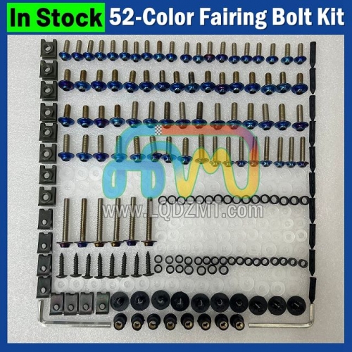 Motorcycle Fairing Mounting Bolt Set for KTM200 200 Duke 200Duke Duke200 20 21 22 23 24 2020 2021 2022 2023 2024 Bodywork Screw Nut Kit, CNC Aluminum / Stainless Steel Hardware, Body Cowling Complete Install Hardware Bolts, and Windshield Screws & Nuts