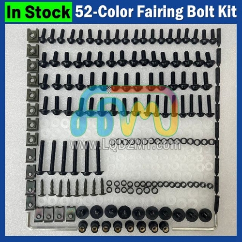 Motorcycle Fairing Mounting Bolt Set for DUCATI Streetfighter V4 2025-2026 Street fighter SF V4 25 26 2025 2026 Bodywork Screw Nut Kit, CNC Aluminum / Stainless Steel Hardware, Body Cowling Complete Install Hardware Bolts, and Windshield Screws & Nuts